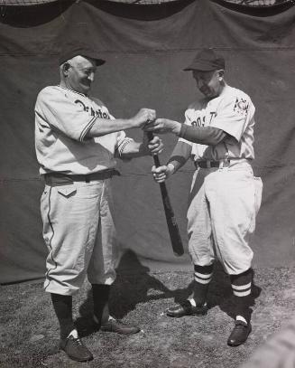 Honus Wagner and Eddie Collins photograph, 1939 June 12