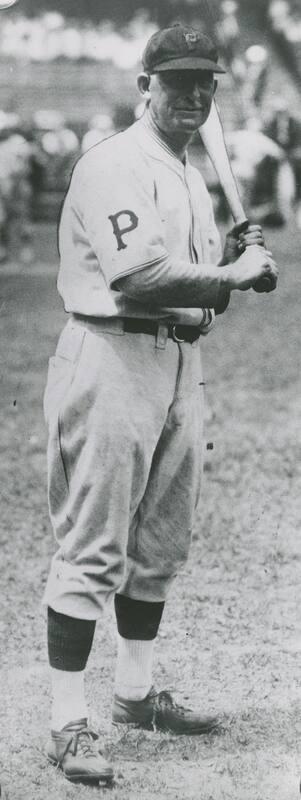 Fred Clarke Posed Batting photograph, 1925 or 1926