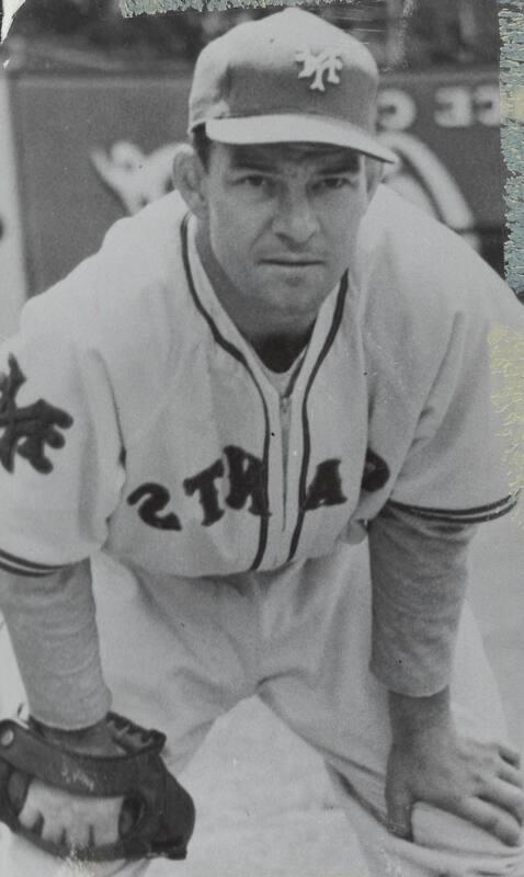 Mel Ott photograph, 1940 or 1941