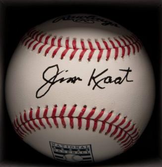Jim Kaat Autographed ball, 2022 May 10