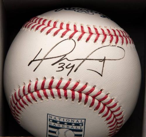 David Ortiz Autographed ball, 2022 May 03