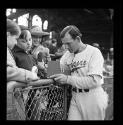 Jimmy Wasdell Autographing negatives, 1940 or 1941