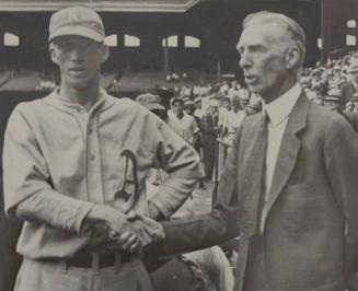 Connie Mack and Lefty Grove, between 1925 and 1932