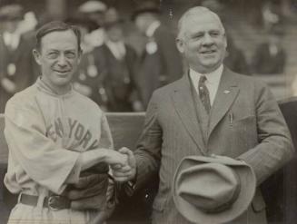 John McGraw and Miller Huggins photograph, 1921 or 1922