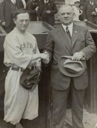 John McGraw and Miller Huggins photograph, 1921 or 1922