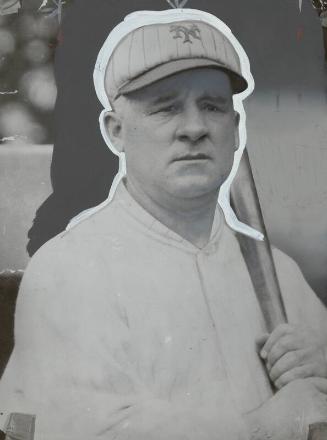 John McGraw with Bat photograph, approximately 1924