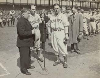Mel Ott with Group at Spring Training photograph, 1944 March 13