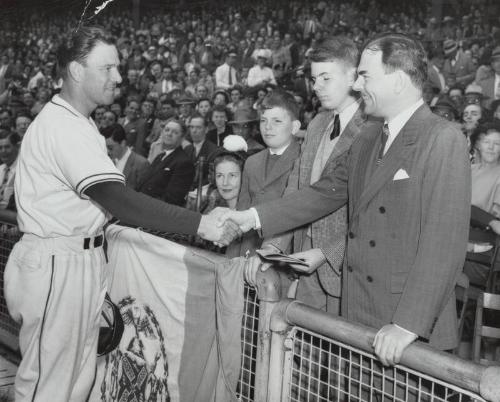 Mel Ott Award photograph, probably 1944