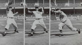Sandy Koufax Pitching photograph, 1955 August 27
