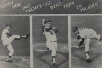 Sandy Koufax Pitching photograph, 1963 August 29