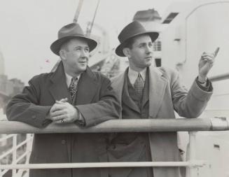 Charlie Gehringer and Birdie Tebbetts photograph, 1940 October 19