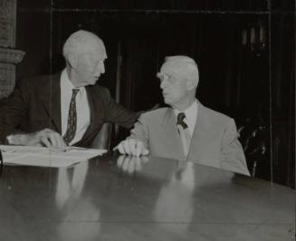 Connie Mack and Clark Griffith photograph, undated