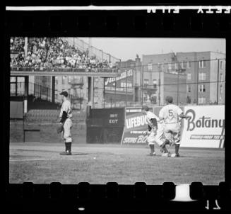 Cookie Lavagetto at First Base negative, probably 1940