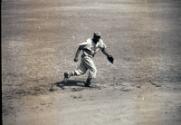 Jackie Robinson Fielding negatives, 1945 October