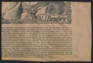 Bill Bradley dues receipt, 1900 August 08