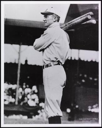 Ty Cobb with Bats photograph, between 1905 and 1911