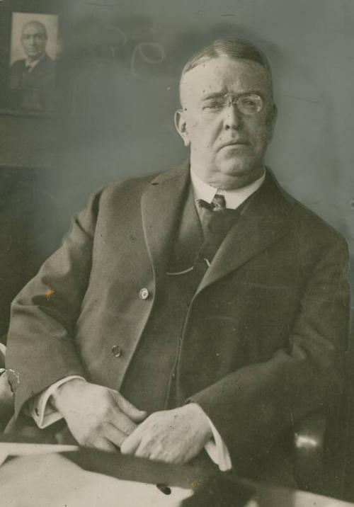 Ban Johnson Portrait photograph, undated