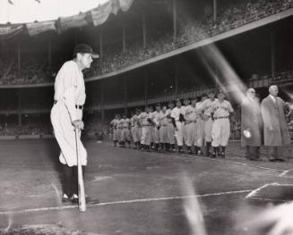 Babe Ruth Jersey Retirement Ceremony photograph, 1948 June 13
