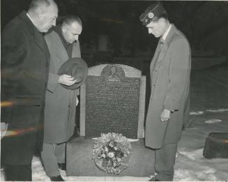 Old Hoss Radbourn Monument photograph, 1951 April 10