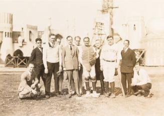 Babe Ruth, Walter Johnson and Group photograph, 1924 November 01