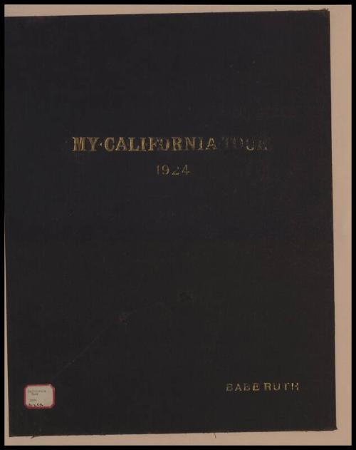 Babe Ruth scrapbook volume 05 part 01, between 1924 and 1927