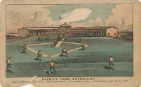 Providence Grays versus Buffalo Bisons scorecard, 1884 July 09