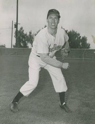 Bob Feller Posed Pitching photograph, 1951