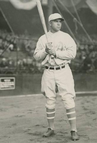 Bing Miller Batting photograph, between 1928 and 1930