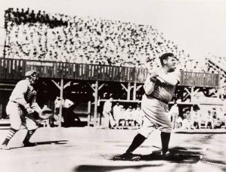 Babe Ruth Home Run photograph, 1933 November