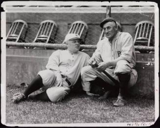Honus Wagner and John McGraw photograph, between 1915 and 1917