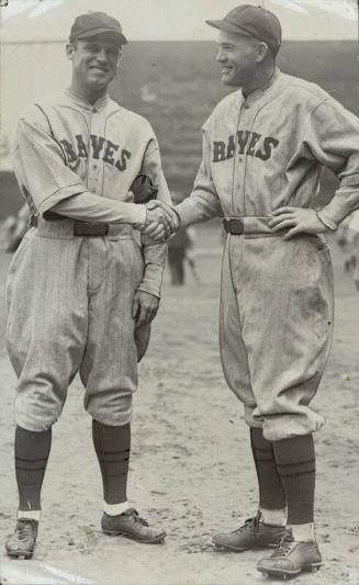 George Sisler and Rogers Hornsby photograph, probably 1928