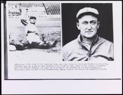 Ty Cobb photograph, 1961 July