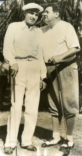 Dizzy Dean and Babe Ruth photograph, undated