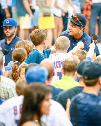 Miguel Cabrera and Fans photograph, 2015 August 18