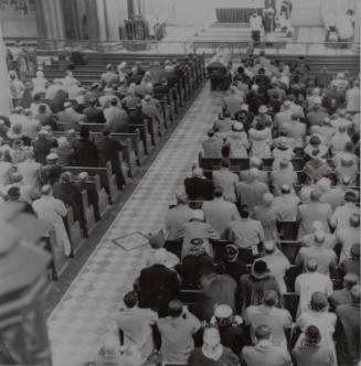 Connie Mack Funeral photograph, 1956 February 11