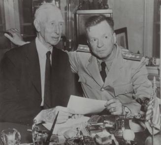 Connie Mack and Samuel E. McCarty photograph, 1951 July 04