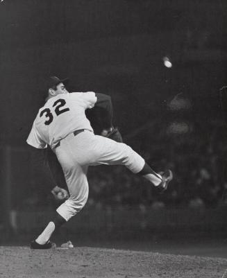 Sandy Koufax Pitching photograph, between 1958 and 1966