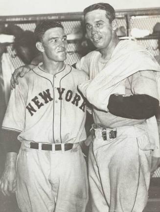 Mel Ott and Bill Terry photograph, 1940 or 1941