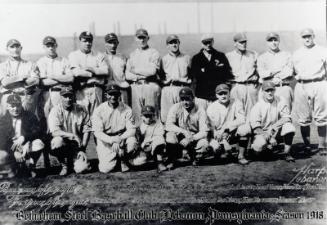 Babe Ruth with the Bethlehem Baseball Club photograph, 1918