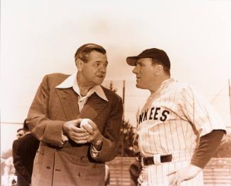 Babe Ruth and William Bendix photograph, 1948