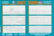 Florida Marlins and Colorado Rockies Expansion Draft scorecard, 1992 November 17