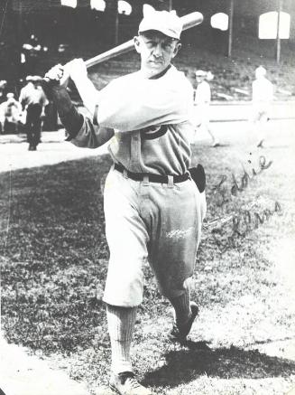 Eddie Collins Practicing His Swing photograph, between 1920 and 1926
