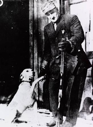 Honus Wagner and Dog photograph, undated