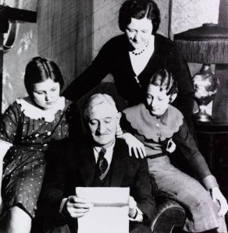 Honus Wagner with Family photograph, undated