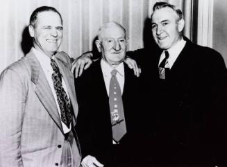 George Sisler, Honus Wagner and Pie Traynor photograph, undated