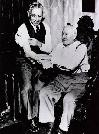 Honus Wagner and Deacon Phillippe photograph, undated