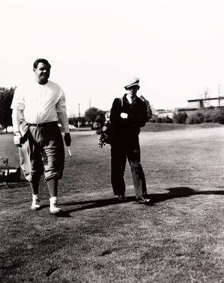 Babe Ruth and Caddie photograph, undated