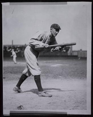 Ty Cobb Bunting photograph, between 1907 and 1912