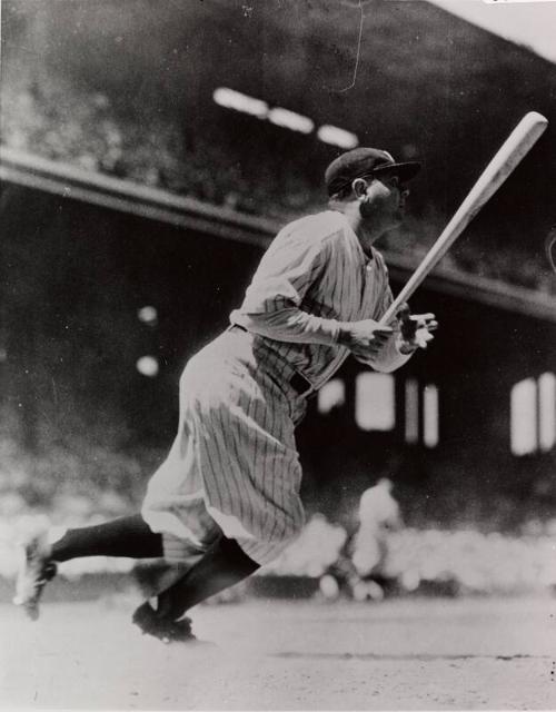 Babe Ruth Batting photograph, between 1920 and 1934