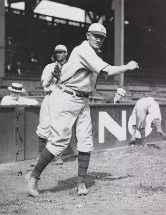 Honus Wagner Action photograph, 1910 or 1911
